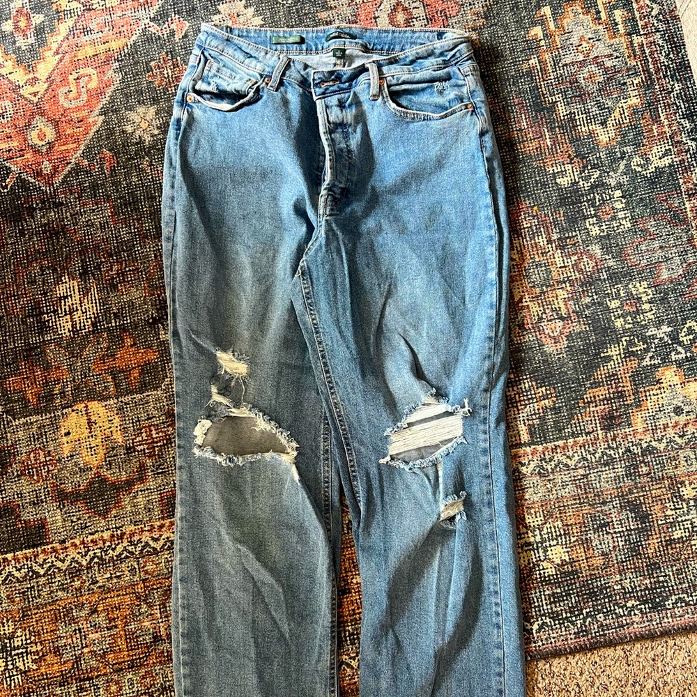 Target Wild Fable super high-rise straight jean.